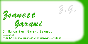 zsanett garami business card